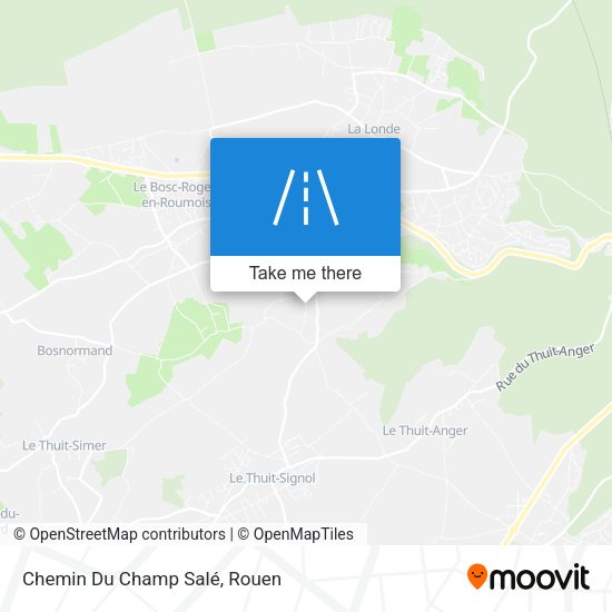 Chemin Du Champ Salé map