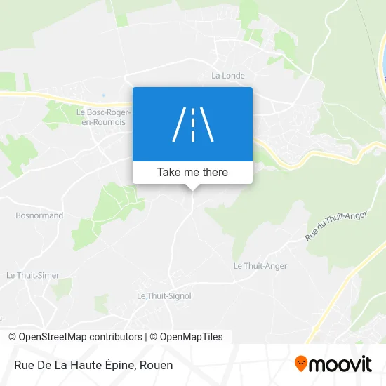 Rue De La Haute Épine map