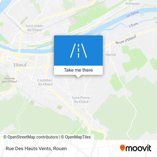 Rue Des Hauts Vents map