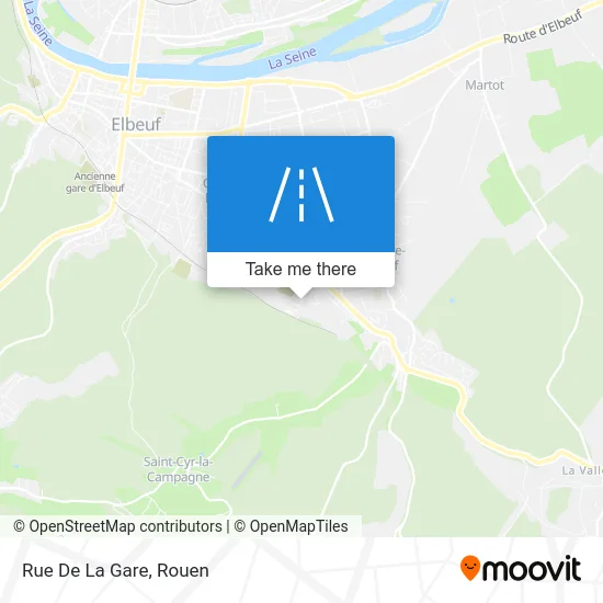 Rue De La Gare map