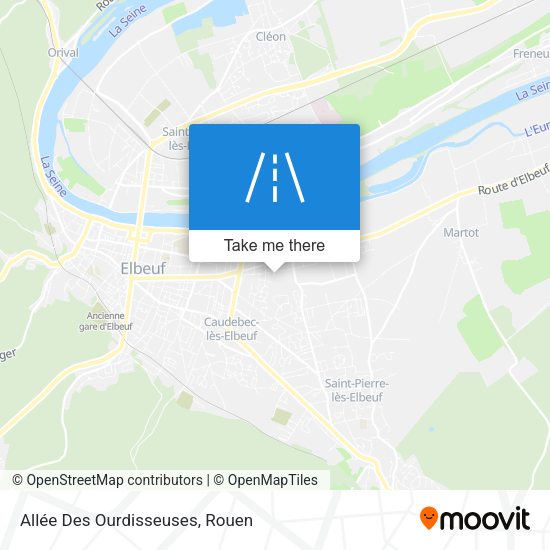 Allée Des Ourdisseuses map