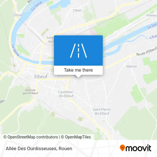 Allée Des Ourdisseuses map