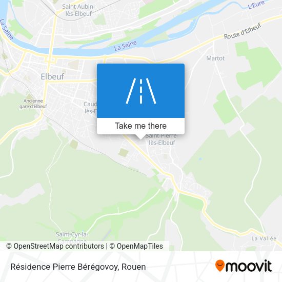 Résidence Pierre Bérégovoy map