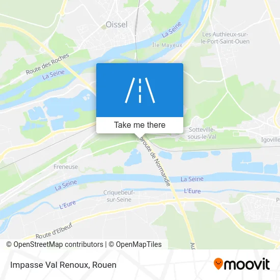 Impasse Val Renoux map
