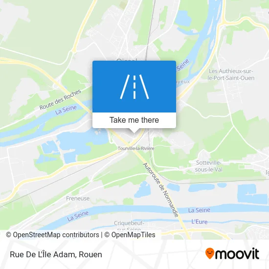 Rue De L'Île Adam map