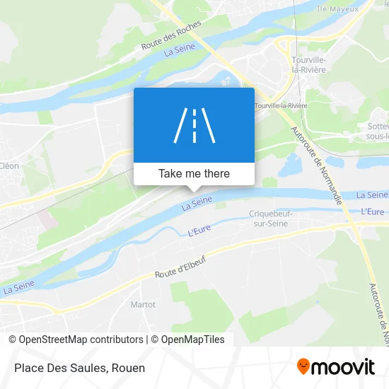 Place Des Saules map