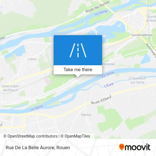 Rue De La Belle Aurore map