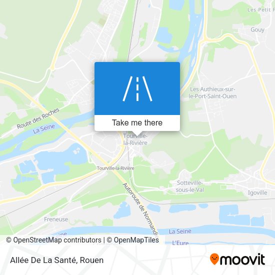 Allée De La Santé map