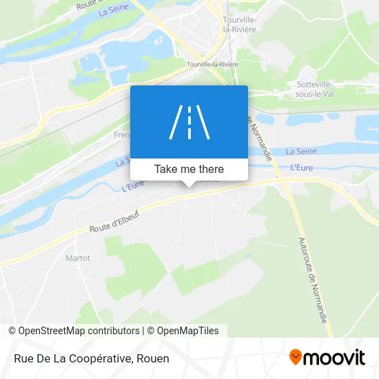 Rue De La Coopérative map