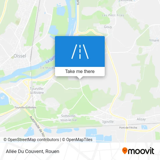 Allée Du Couvent map