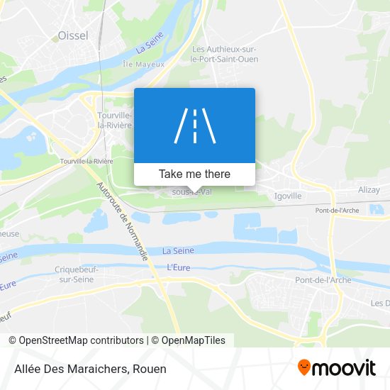 Allée Des Maraichers map