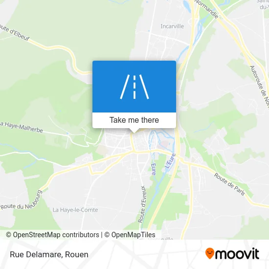 Rue Delamare map