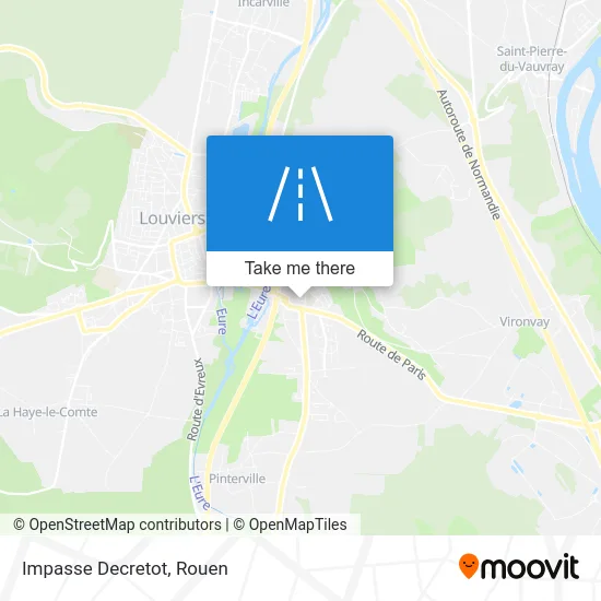 Impasse Decretot map