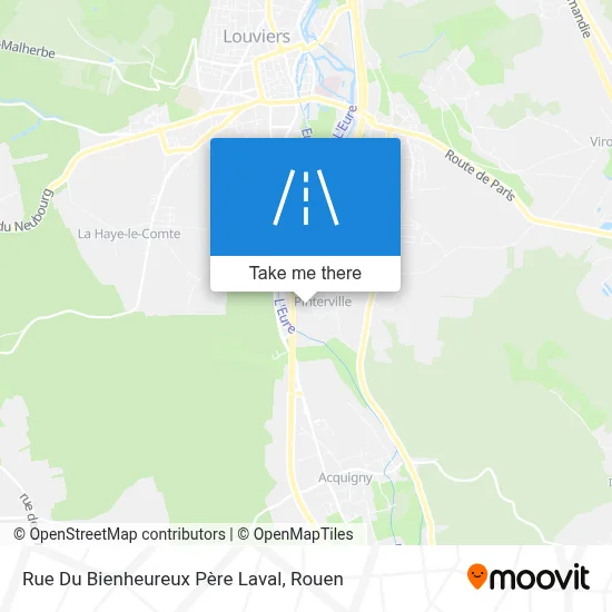 Rue Du Bienheureux Père Laval map