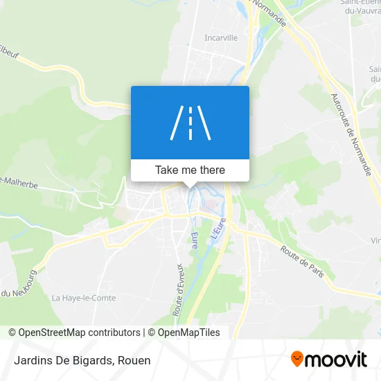 Jardins De Bigards map