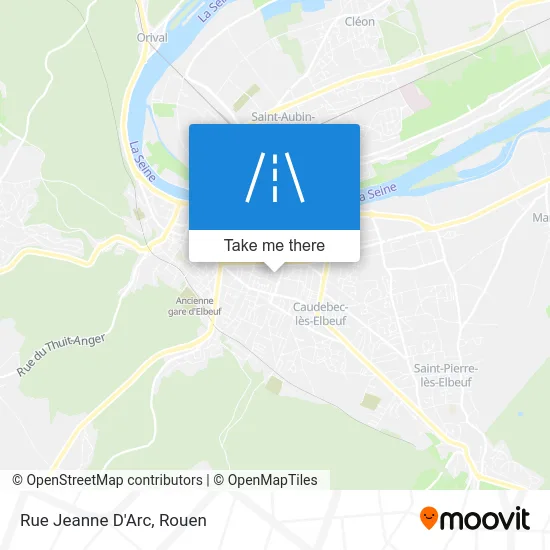 Rue Jeanne D'Arc map