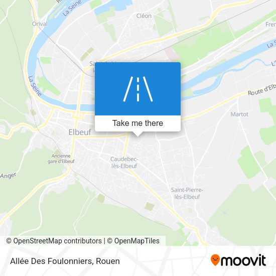 Allée Des Foulonniers map