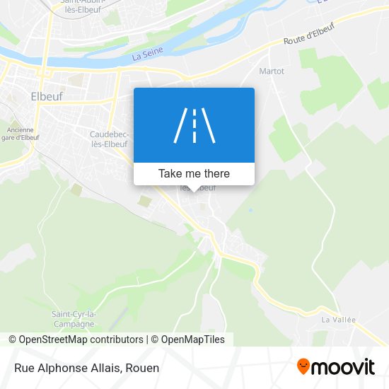 Rue Alphonse Allais map