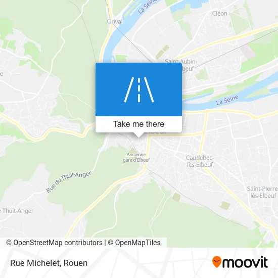Rue Michelet map