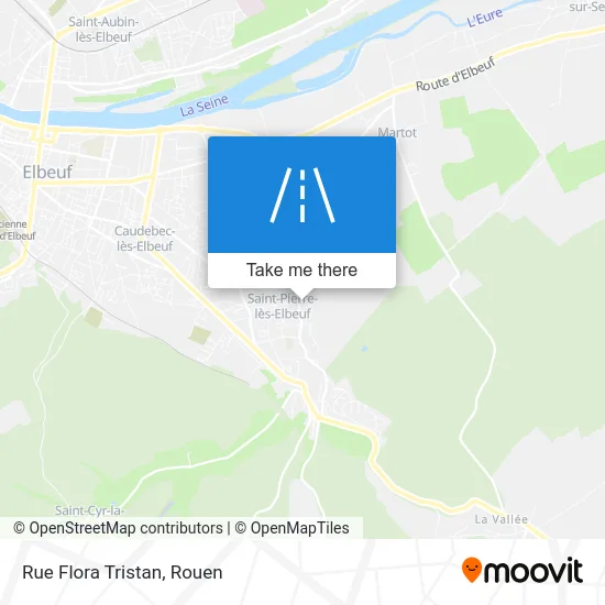 Rue Flora Tristan map