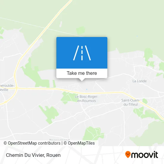 Chemin Du Vivier map