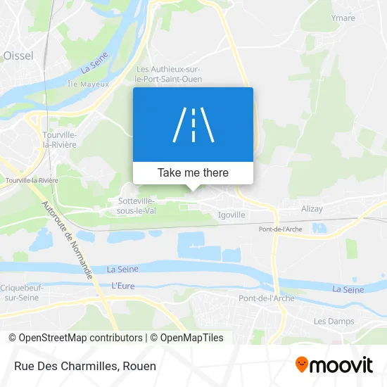 Rue Des Charmilles map