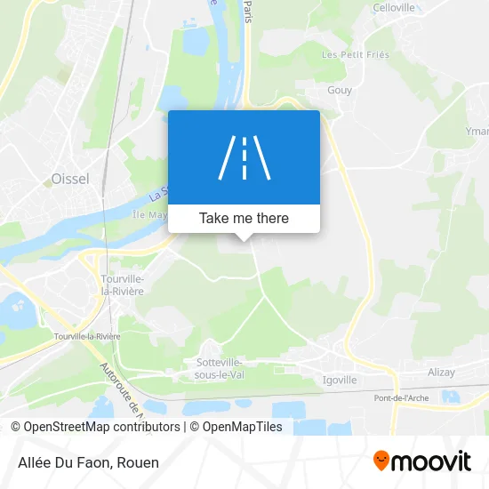 Allée Du Faon map