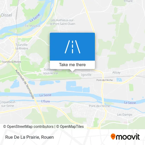 Rue De La Prairie map