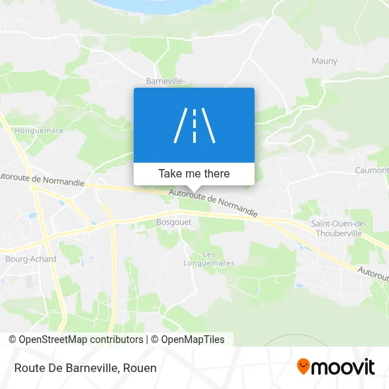Route De Barneville map