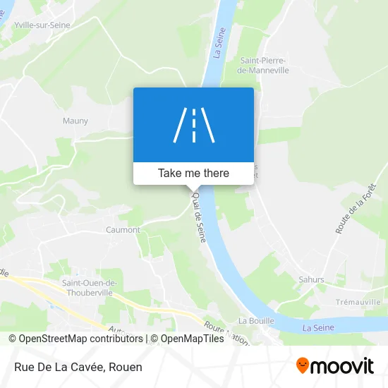 Rue De La Cavée map
