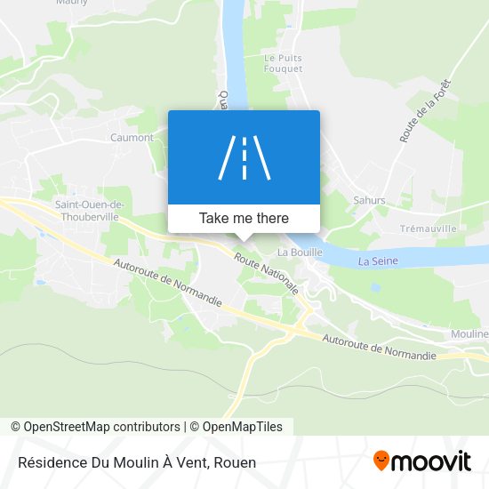 Résidence Du Moulin À Vent map