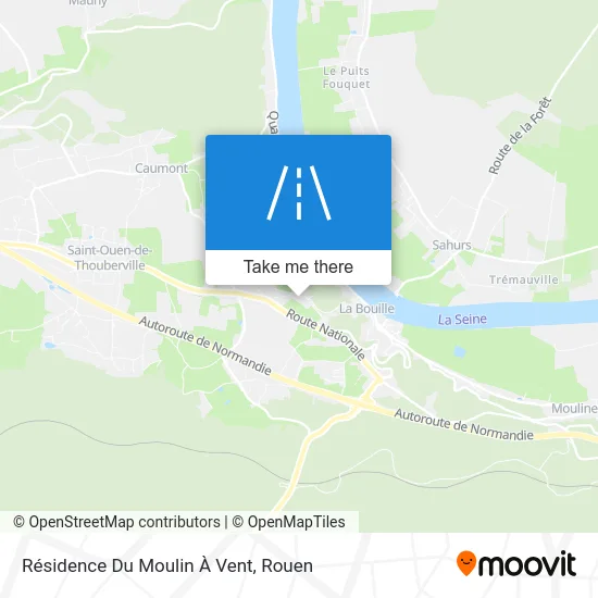Résidence Du Moulin À Vent map