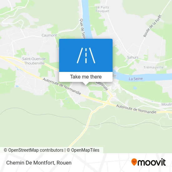 Chemin De Montfort map