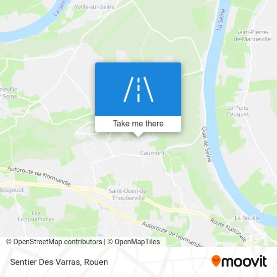 Sentier Des Varras map