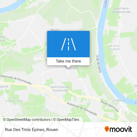 Rue Des Trois Épines map