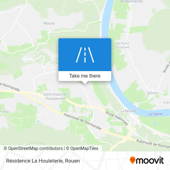 Résidence La Houleterie map