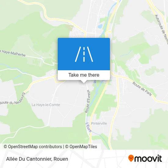 Allée Du Cantonnier map