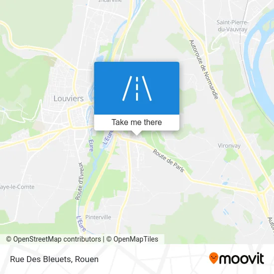 Rue Des Bleuets map