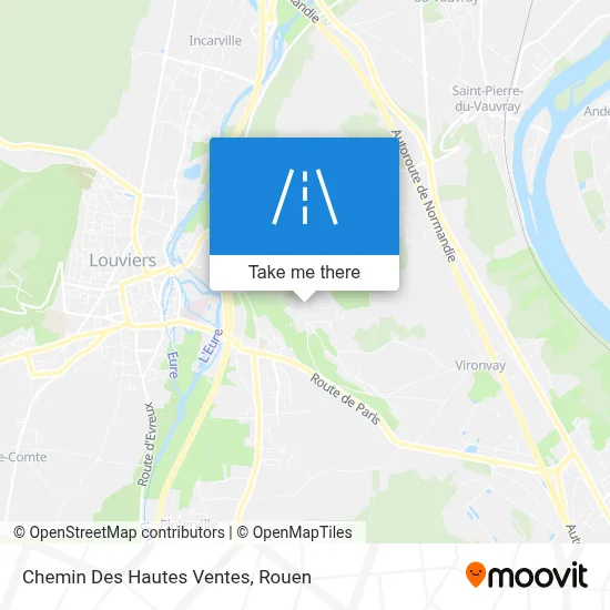 Chemin Des Hautes Ventes map