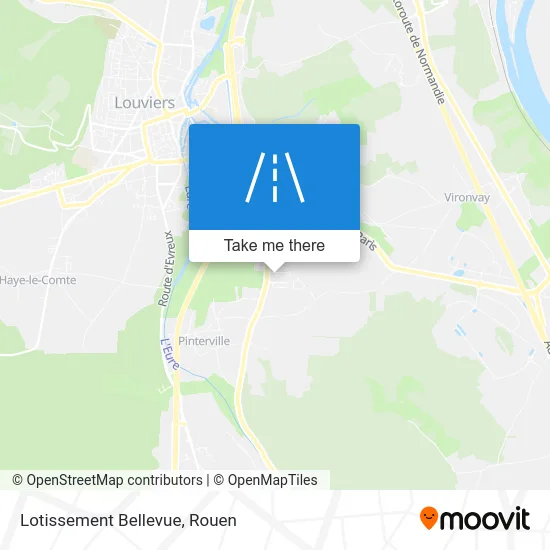 Lotissement Bellevue map