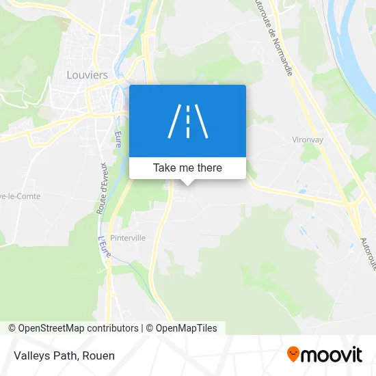 Chemin Des Vallées map