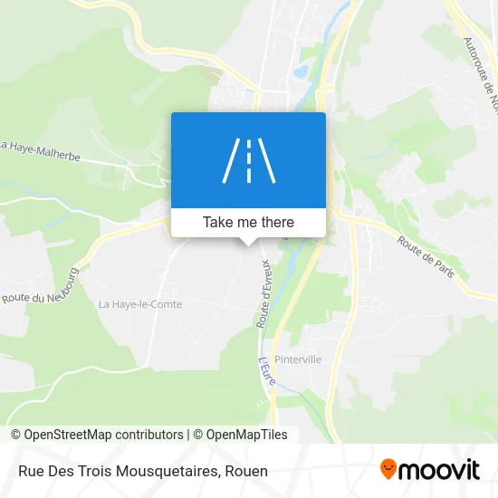 Rue Des Trois Mousquetaires map