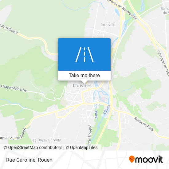 Rue Caroline map