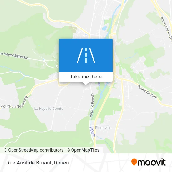 Rue Aristide Bruant map