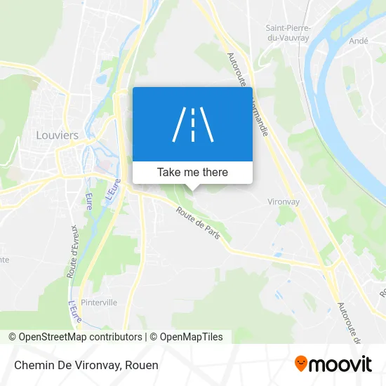 Chemin De Vironvay map