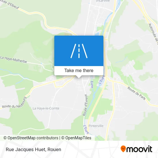 Rue Jacques Huet map