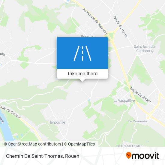 Mapa Chemin De Saint-Thomas