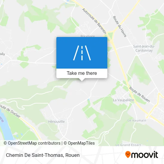 Chemin De Saint-Thomas map