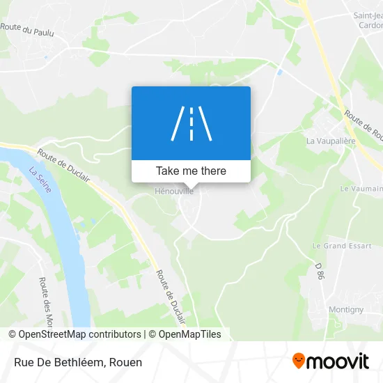 Rue De Bethléem map