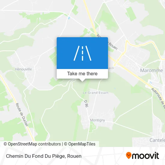Chemin Du Fond Du Piège map